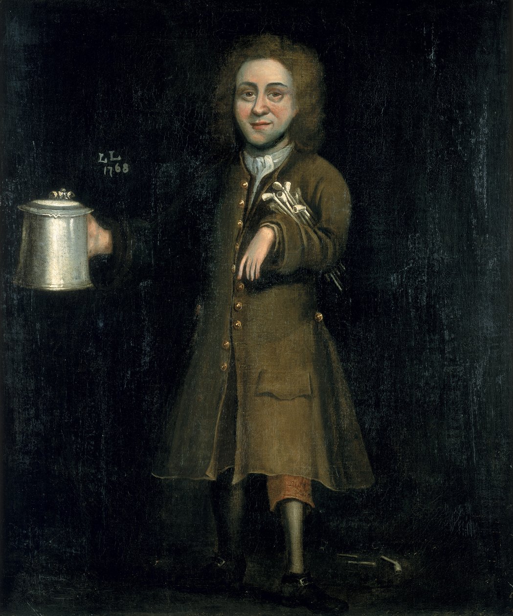 Portræt af Thomas Hodges, 1768 af English School