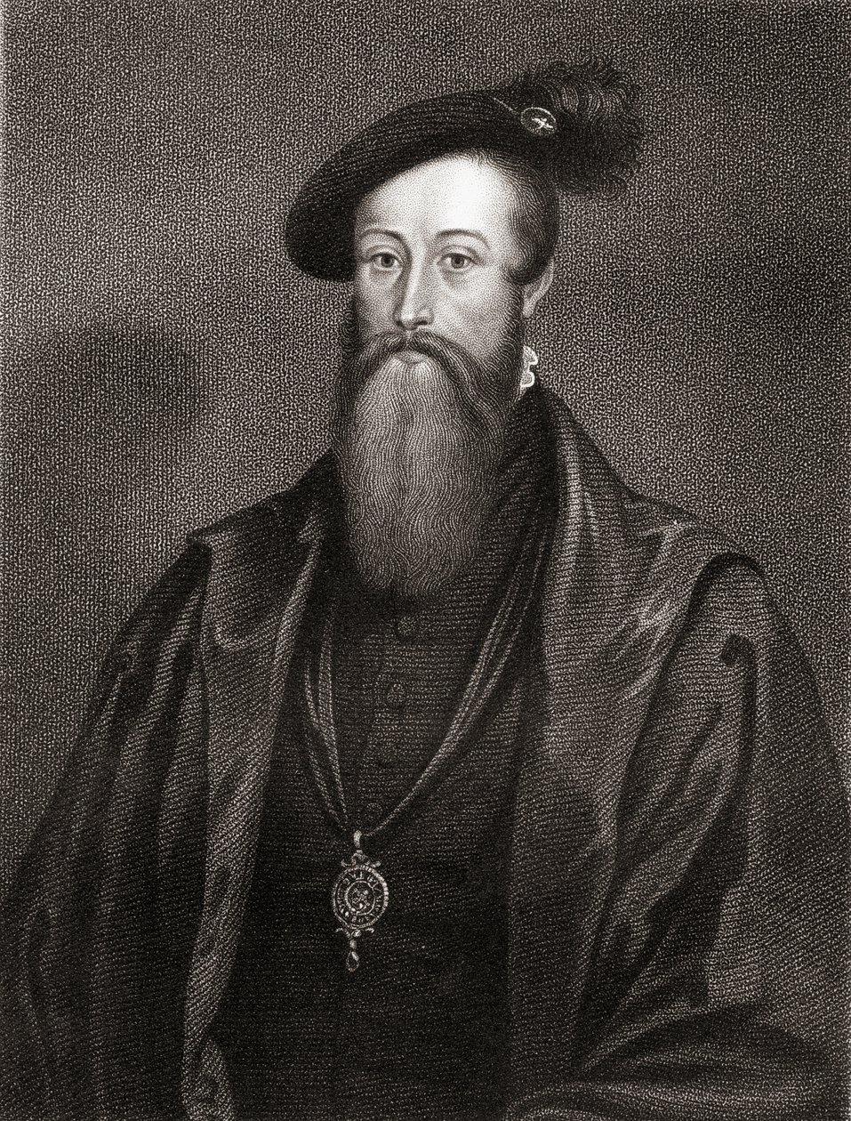 Portræt af Thomas Seymour, fra Lodges British Portraits, 1823 af English School
