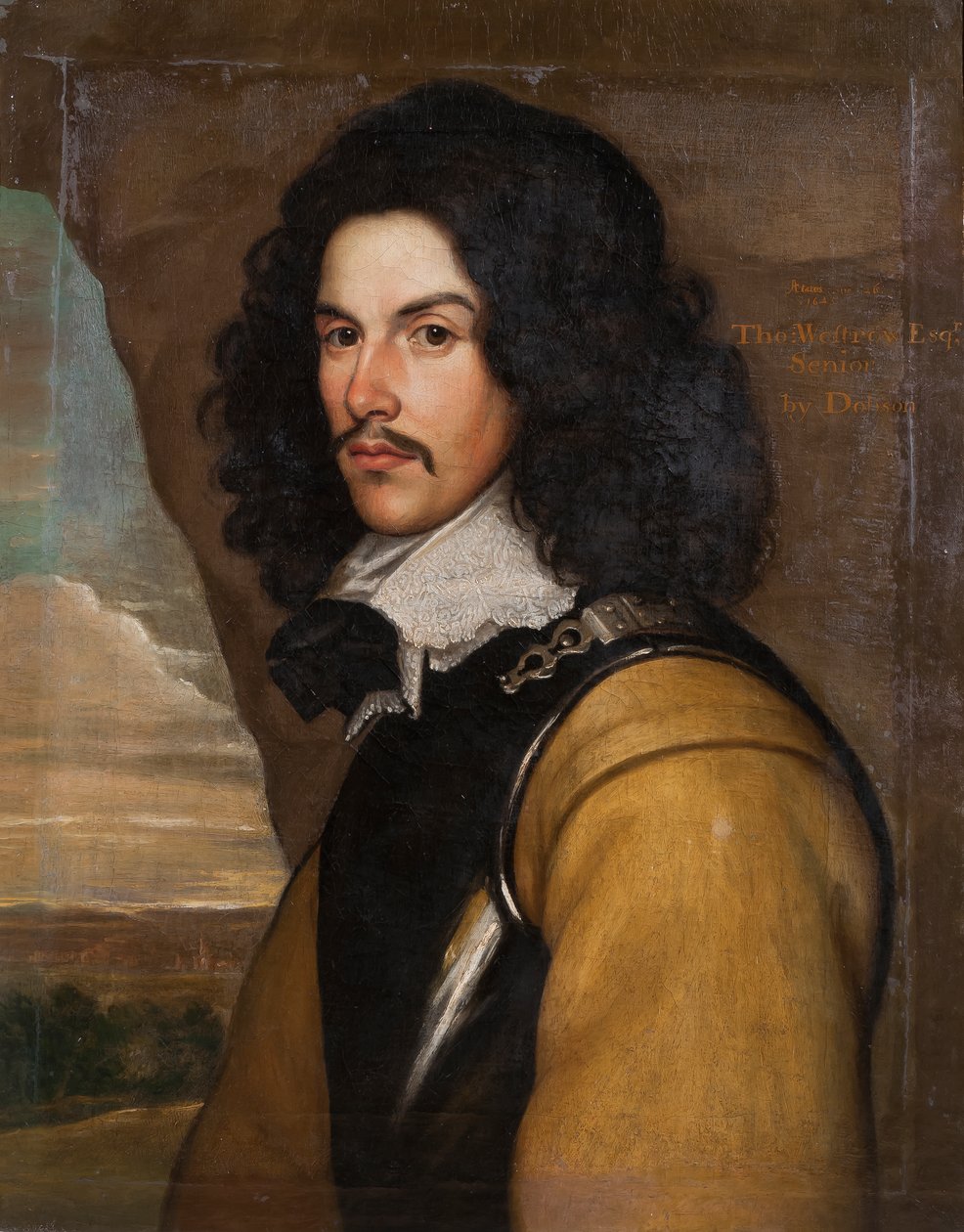 Portræt af Thomas Westrow af Twickenham, Senior, 1643 af English School