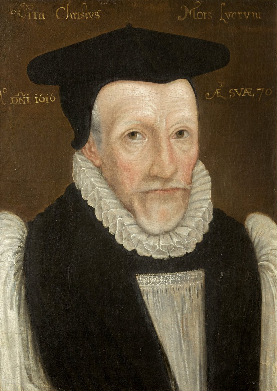 Portræt af Tobias Mathew, ærkebiskop af York af English School