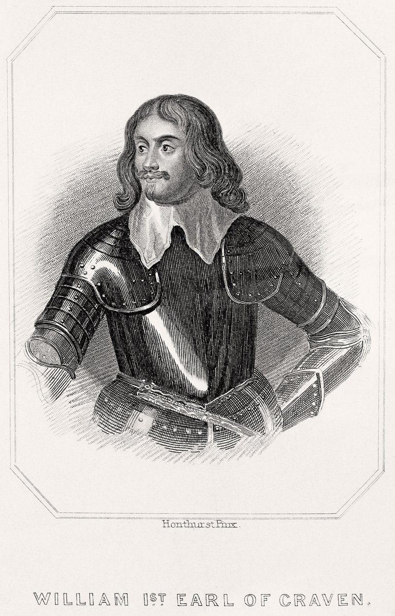 Portrait of William, 1st Earl of Craven, 1835dani af English School