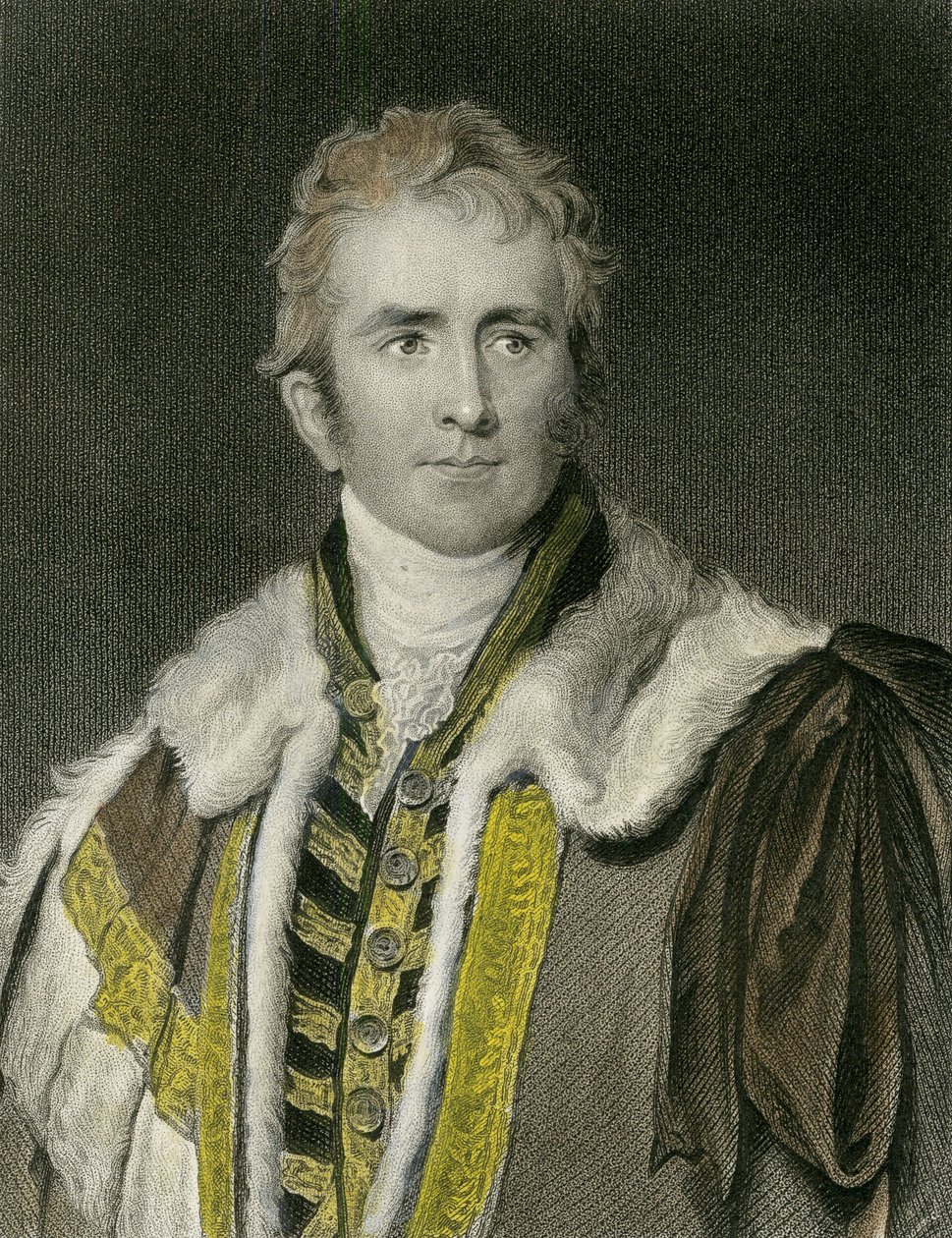 Portræt af William Amherst af English School