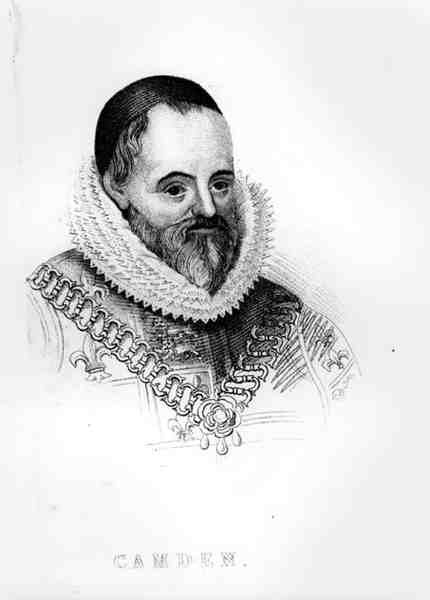 Portræt af William Camden (1551-1623) af English School
