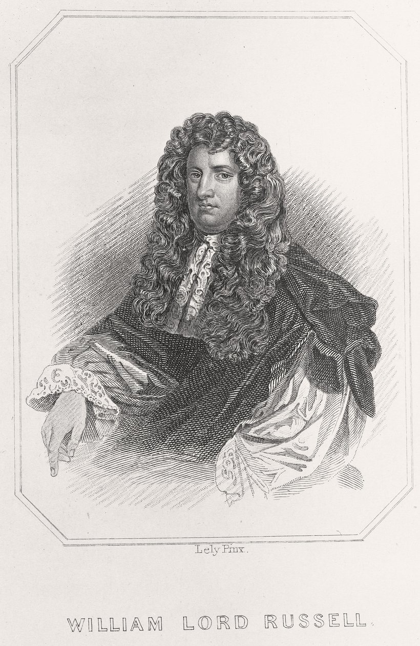 Portræt af William Lord Russell, 1835 af English School