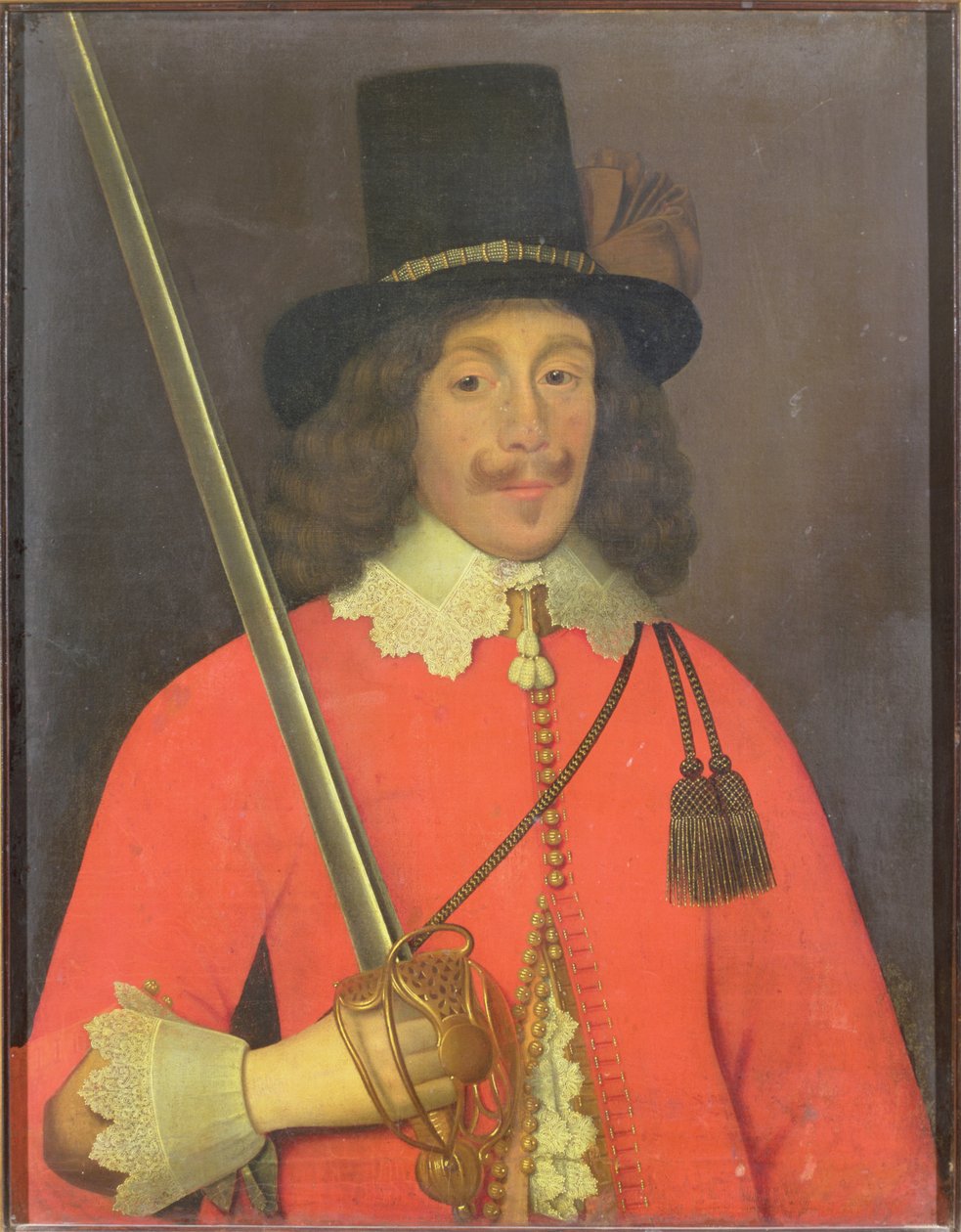 Portræt af en herre, ca. 1640 af English School
