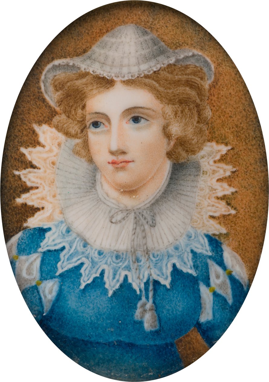 Portrait of a Lady Said to be Mary Queen of Scots, ca. 1800-99 (olie på lærred) af English School