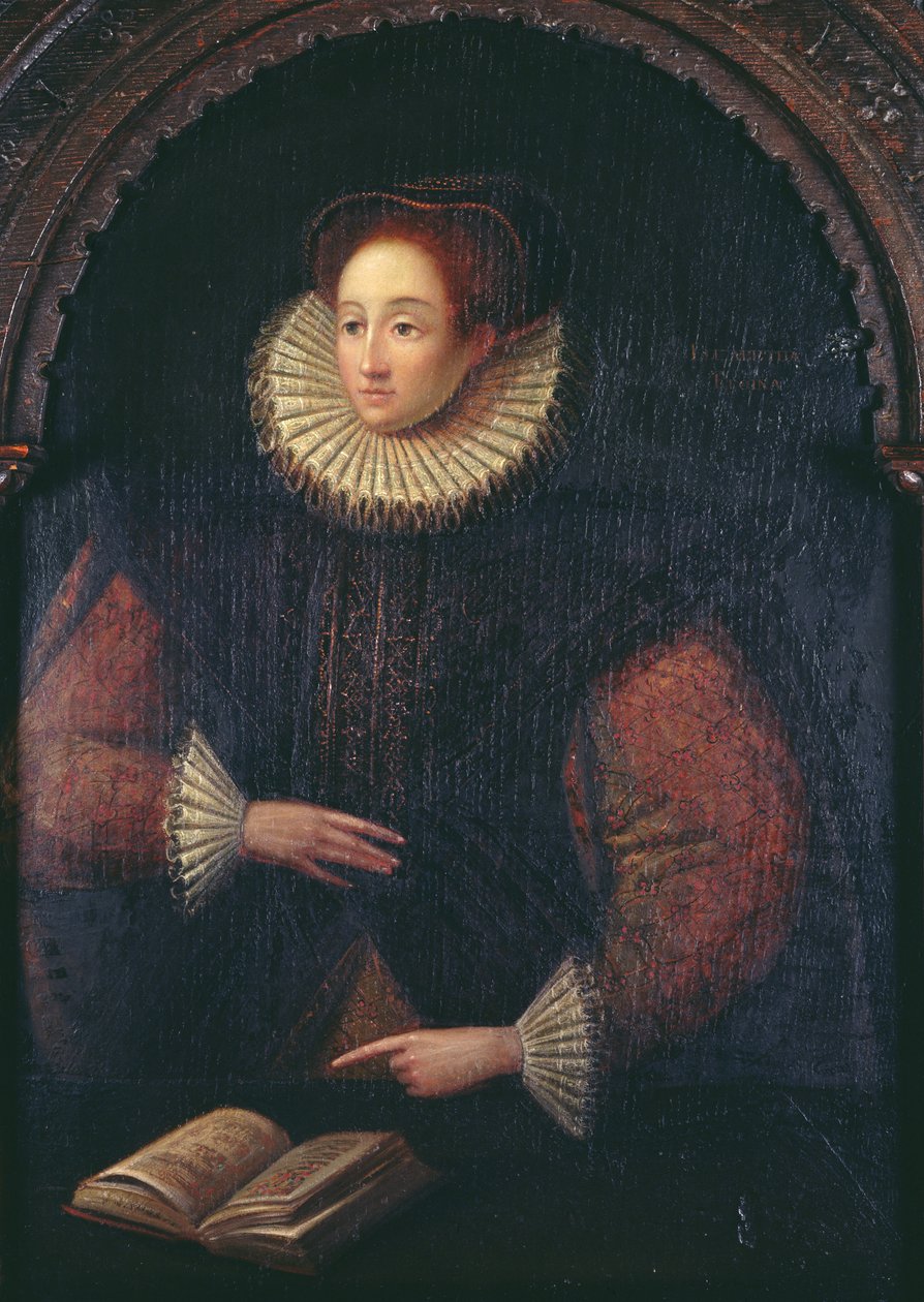Portræt af en dame, der menes at være Elizabeth I (1533-1603), ca. 1580 af English School