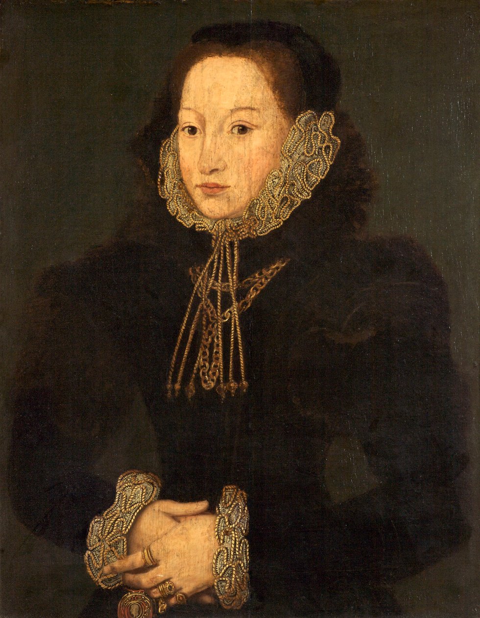 Portræt af en ukendt dame, ca. 1550 af English School