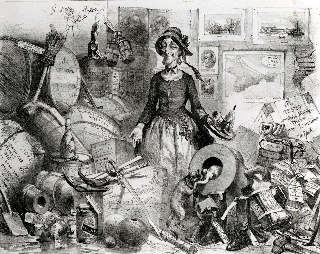 Portræt af den Celebrated Mis(s)-Management respektfuldt dedikeret til hendes beundrere, 1855 af English School