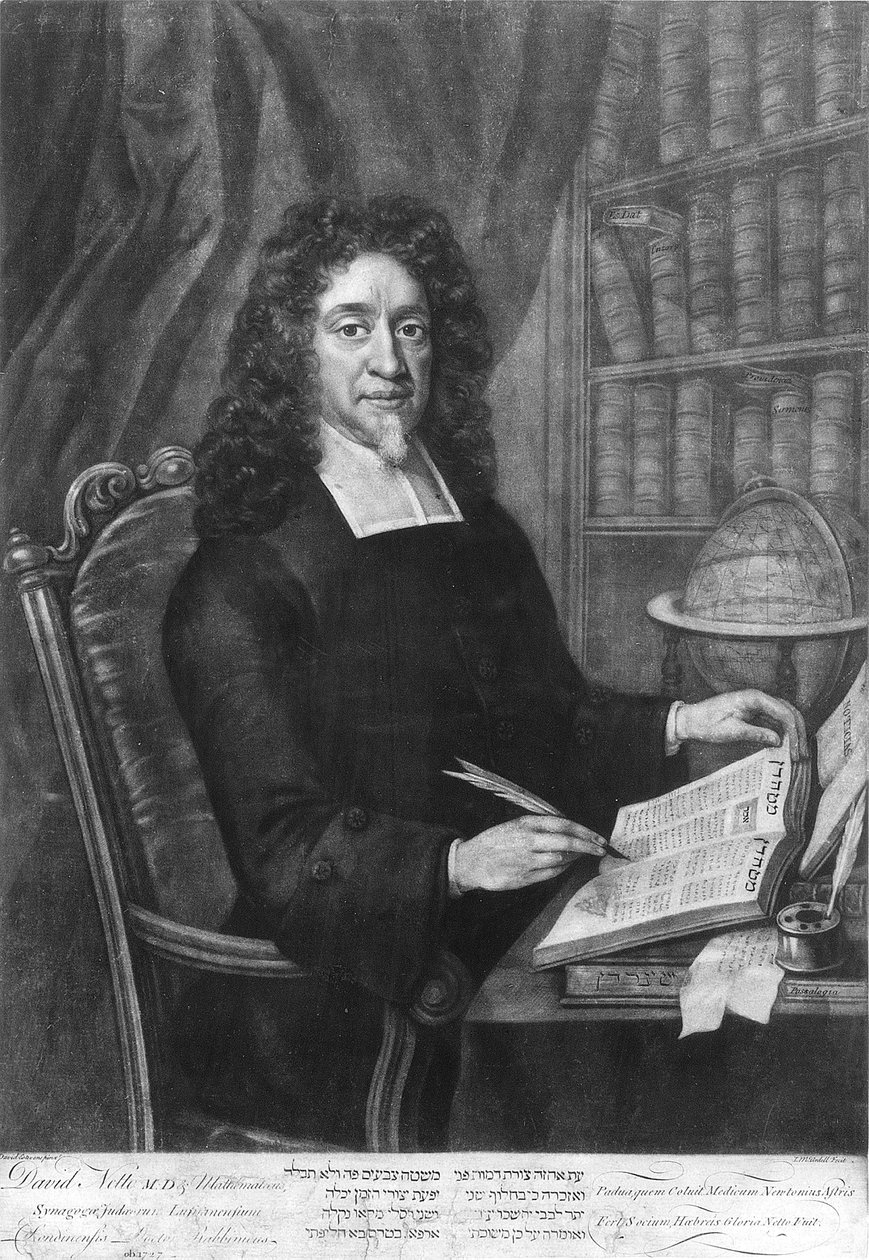Portræt af rabbineren David Nieto af English School