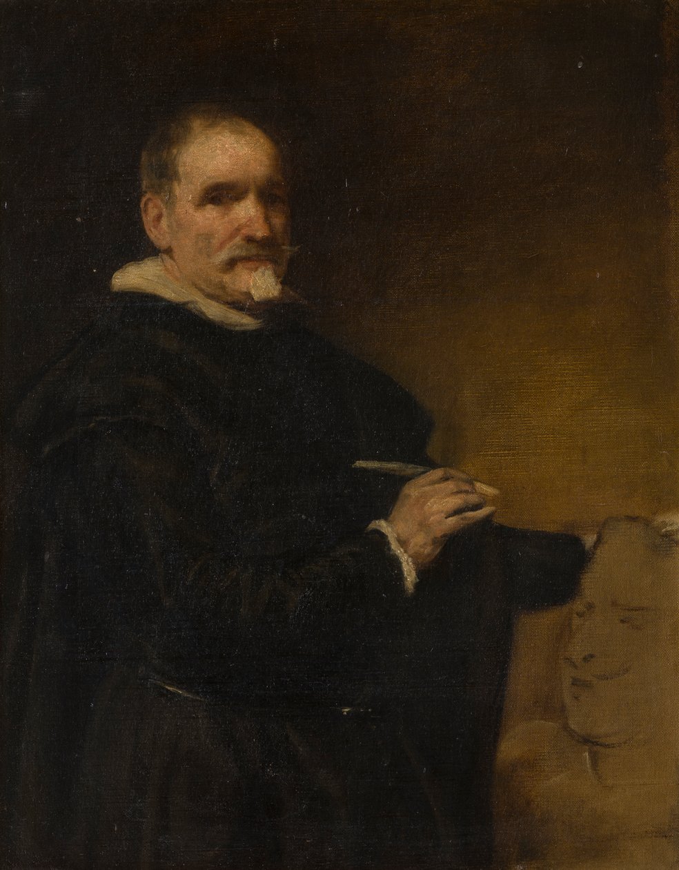 Portræt siges at være af Alonso Cano (1601-1667, ca. 1800-1900 (olie på lærred) af English School