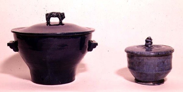 Gryder designet på Omega-værkstederne, ca. 1917 (keramik) af English School