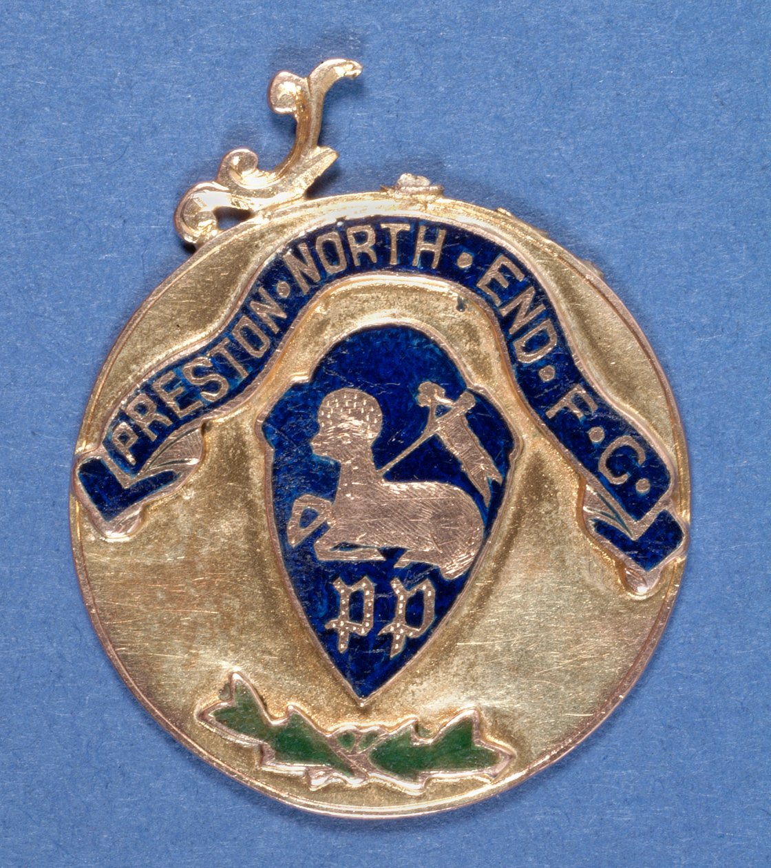 Preston North End Football Club Medal, 1897-98 (metal) (se også 315001) af English School