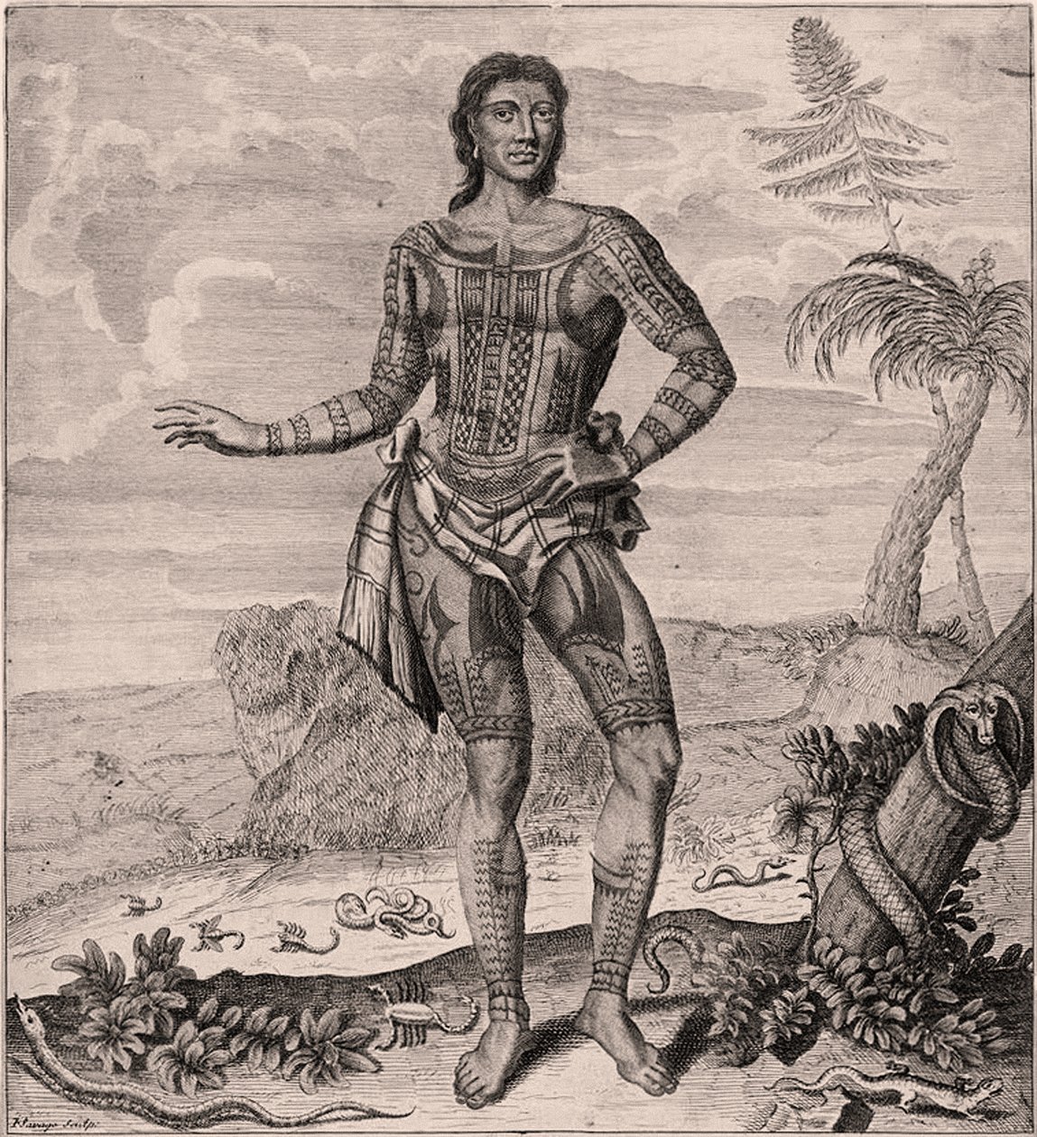 Prins Giolo fra Filippinerne, 1691 af English School
