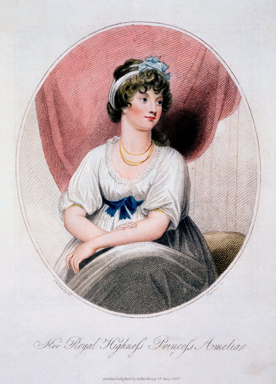 Prinsesse Amelia, 1806 af English School