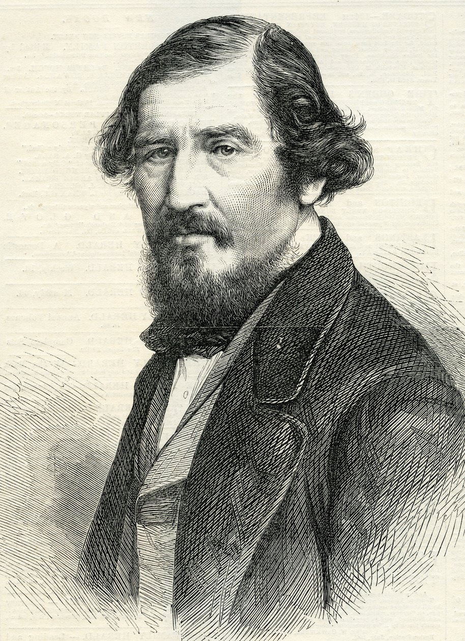 Professor Aytoun (1813-65) fra The Illustrated London News 19. august 1865 (gravering af English School