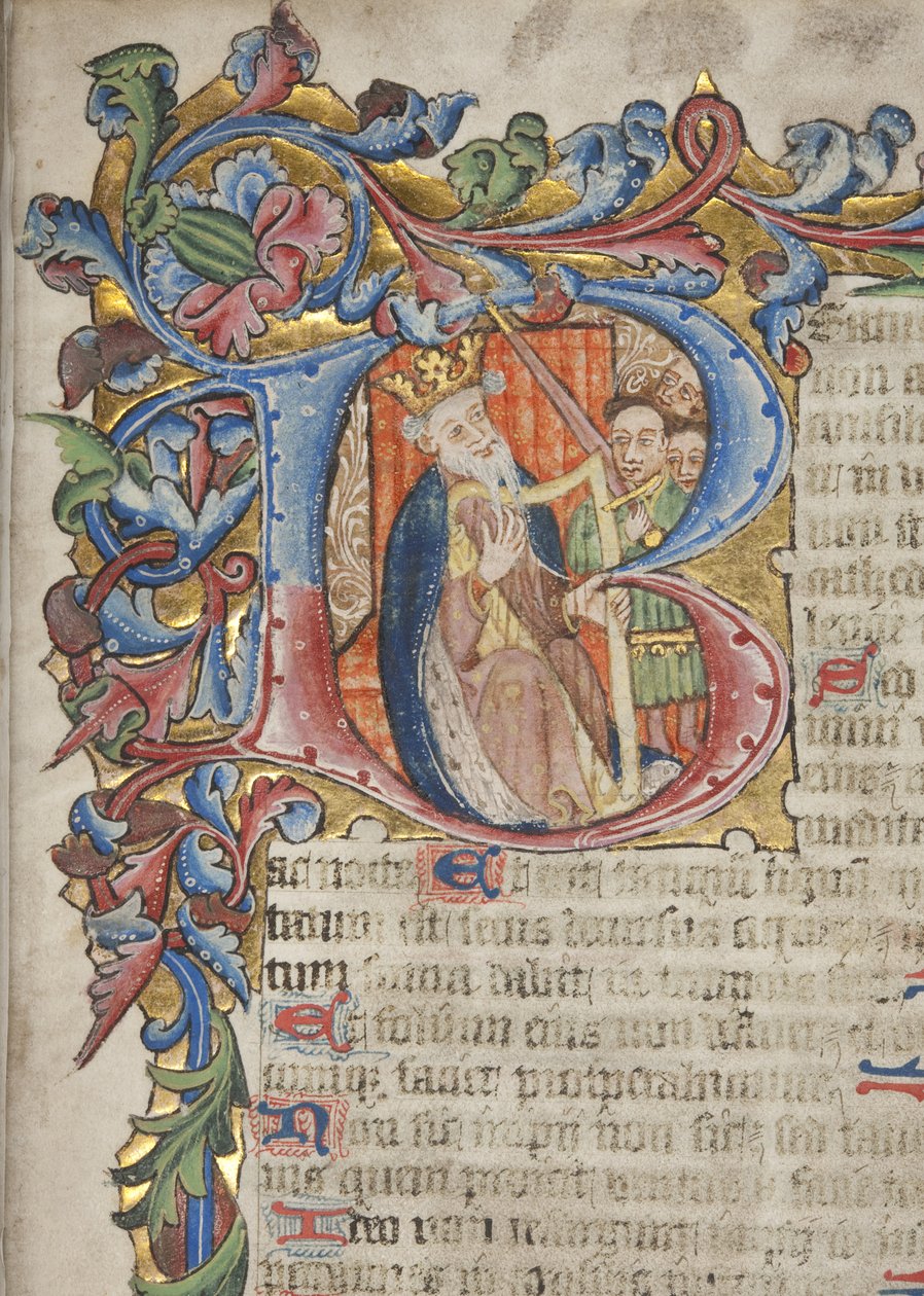 Psalter med Sarum brugskalender, ca. 1425-75 af English School