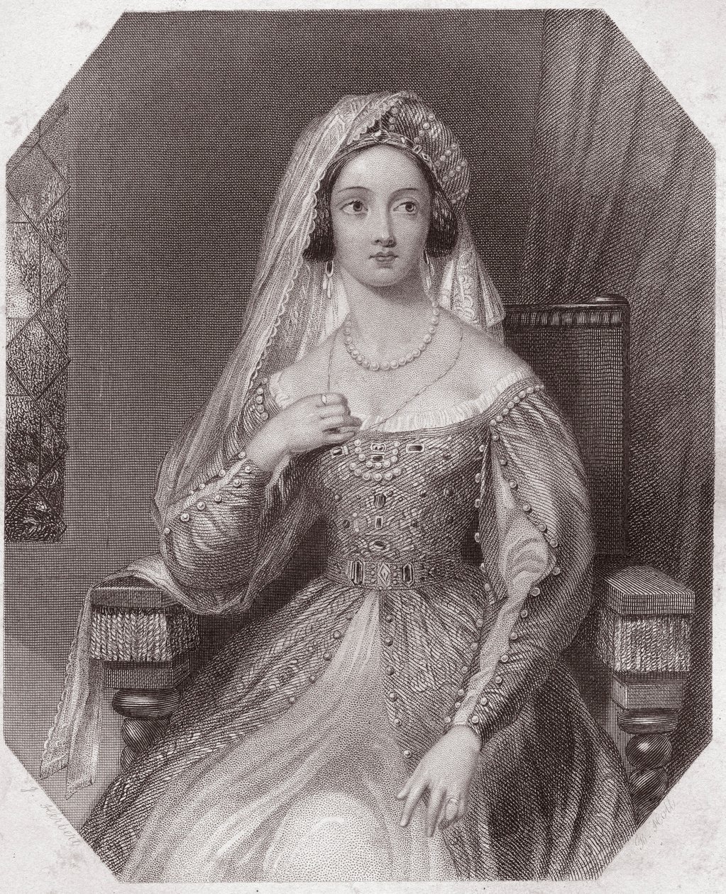 Dronning Catherine af Aragon, hustru til Henrik VIII (Den berømte historie om kong Henrik den Ottendes liv) - Catherine af Aragonien (Den berømte historie om kong Henrik den Ottendes liv) i - "" Shakespeare Women