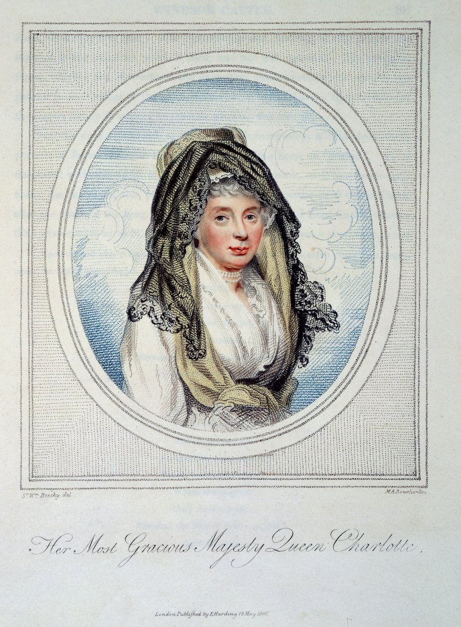 Dronning Charlotte, 1806 af English School