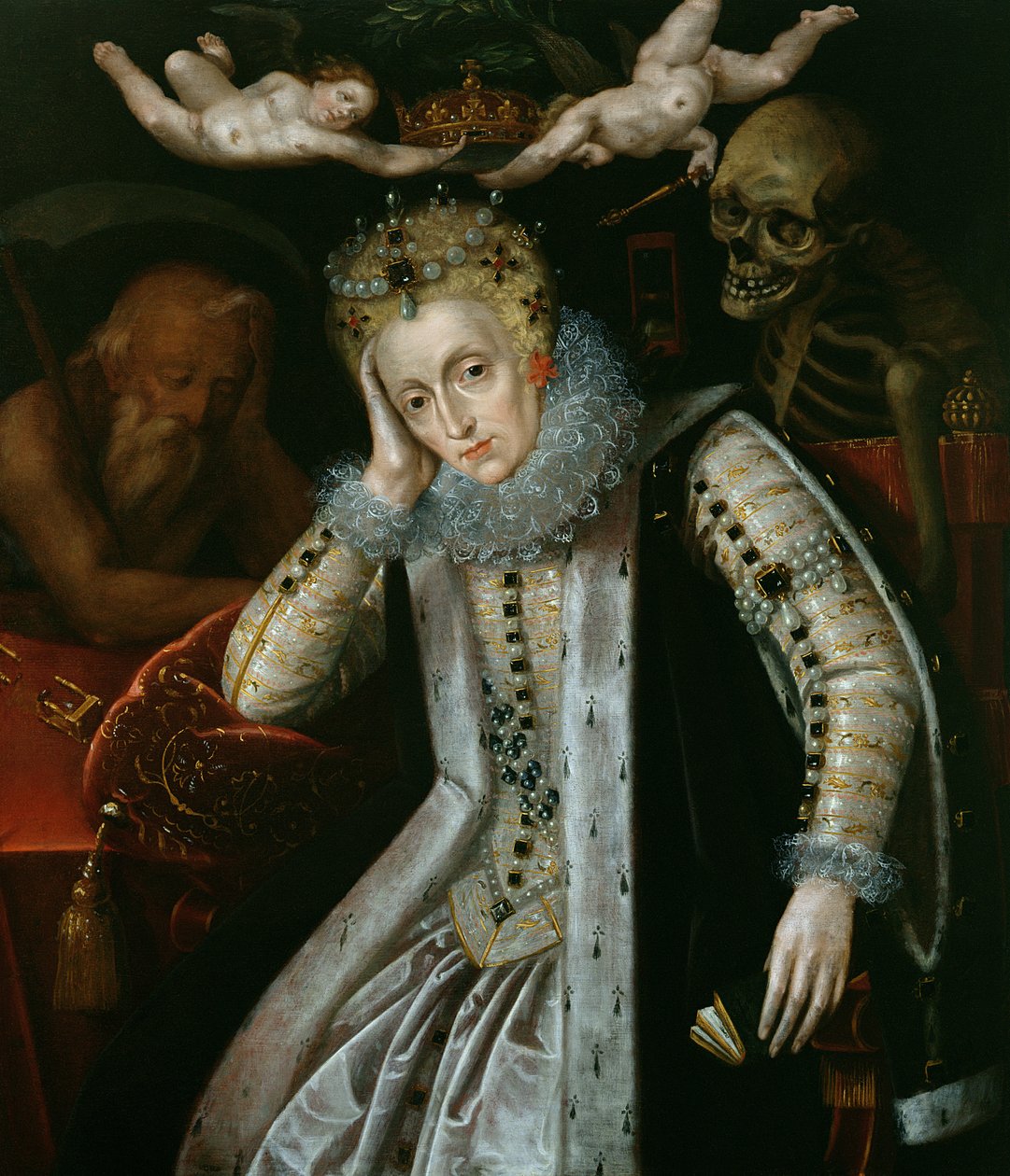 Dronning Elizabeth I (1538-1603) i alderdommen, c.1610 af English School
