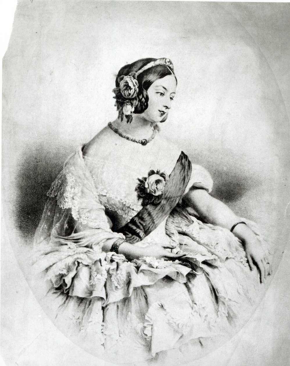 Dronning Victoria (1819-1901) af English School