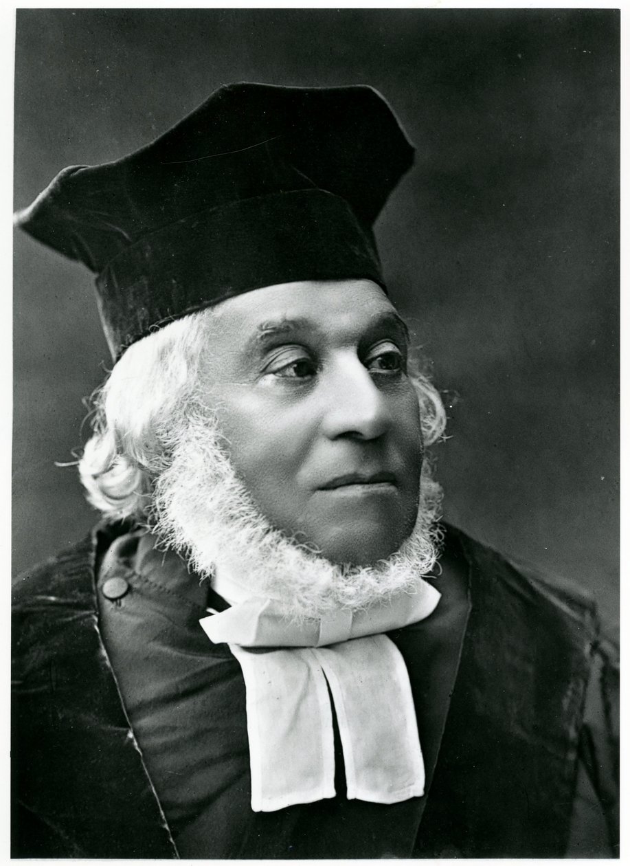 Rabbiner Nathan Marcus hakohen Adler (1803-90) (s/h foto) af English School