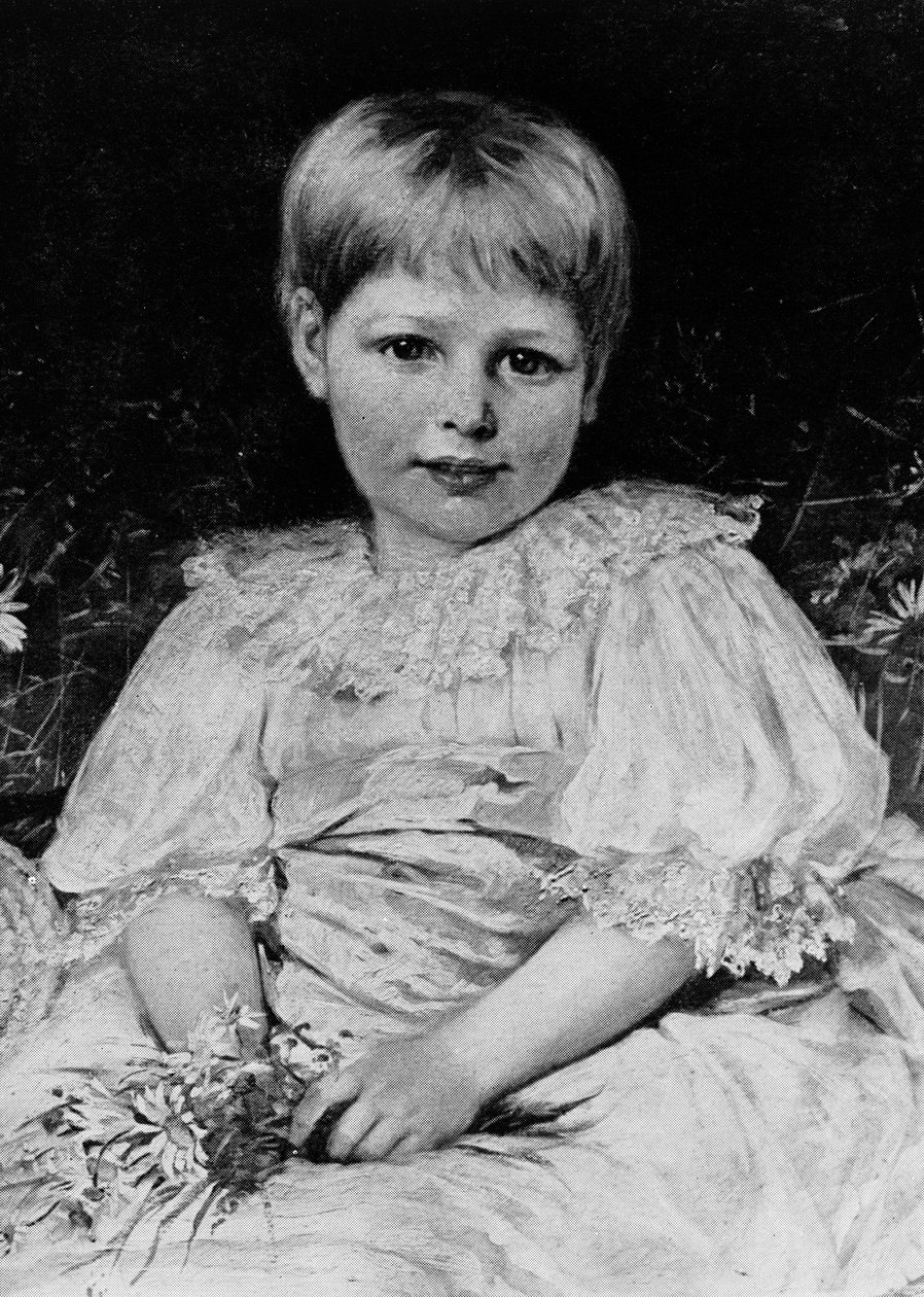 Radclyffe Hall (1896-1943) i en alder af 5 af English School