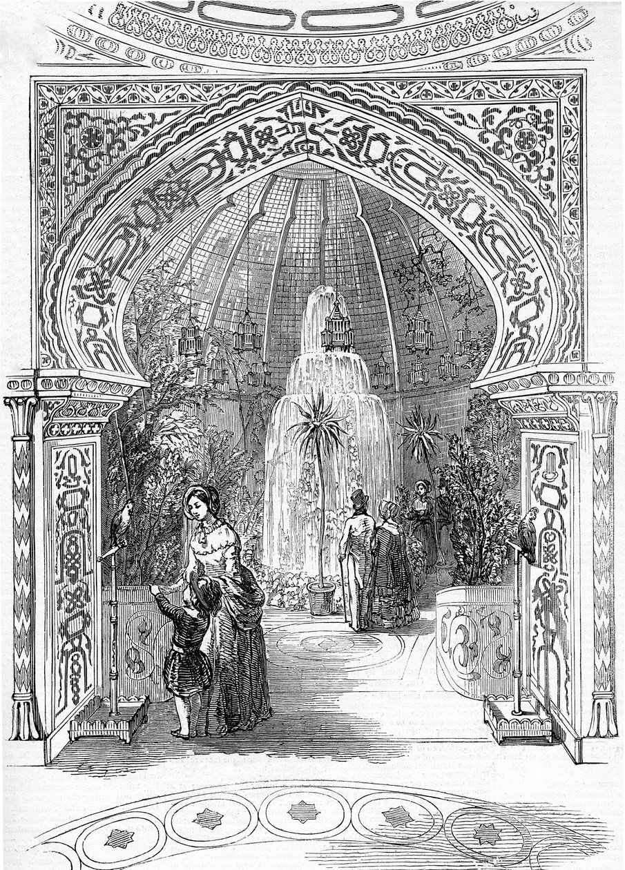 Genåbning af Colosseum, Regents Park: The Conservatory, 1845 af English School