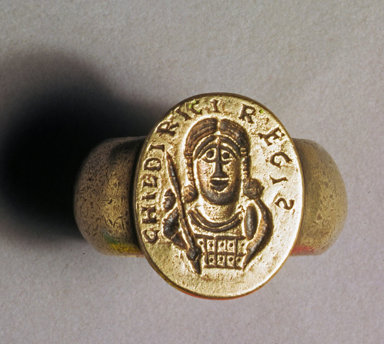 Replika elektrotype af Childeric Ring, 1831 (metal) af English School
