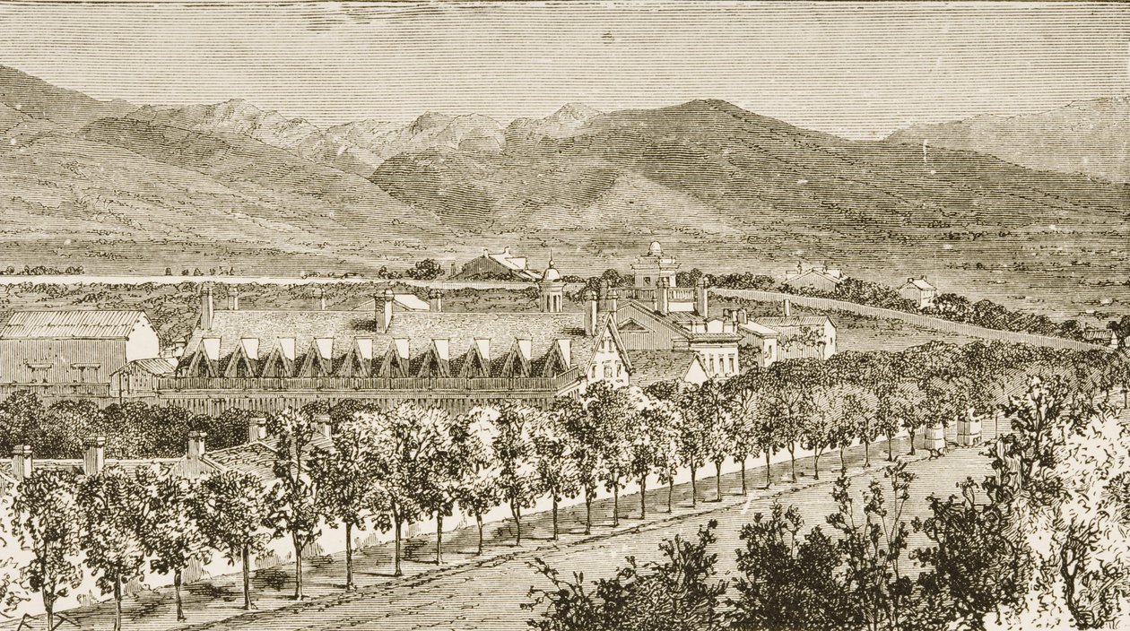 Brigham Youngs (1801-77) anden præsident for Mormonkirkens bopæl, Salt Lake City, Utah, fra 