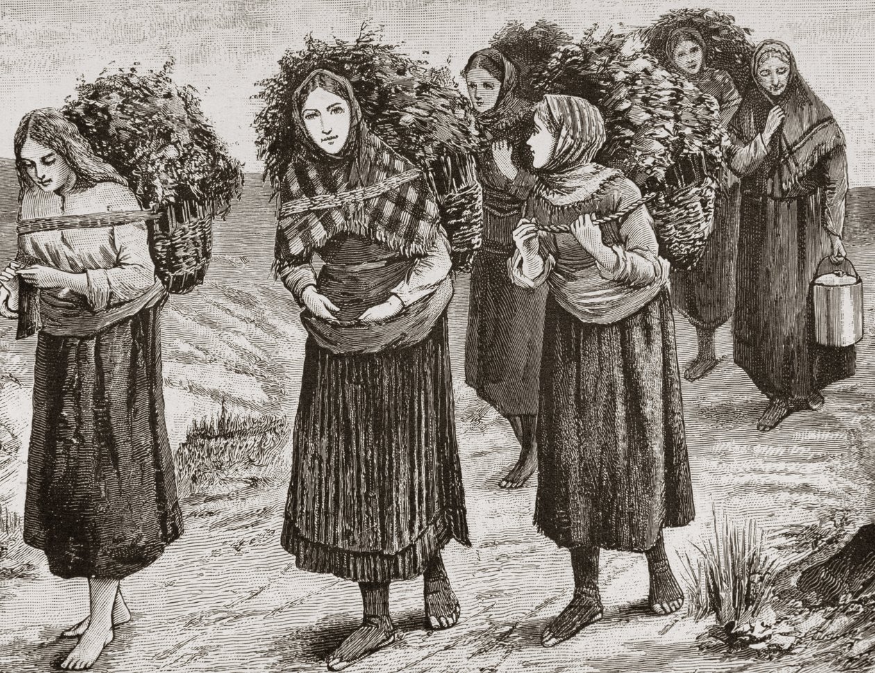Retur fra Shieling, Hebriderne i ca. 1880, fra 
