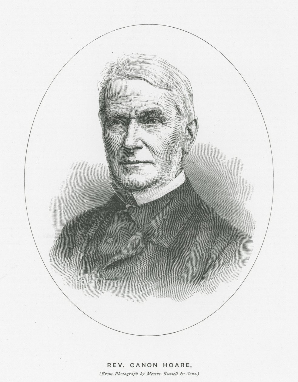 Pastor Hoare (litografi) af English School