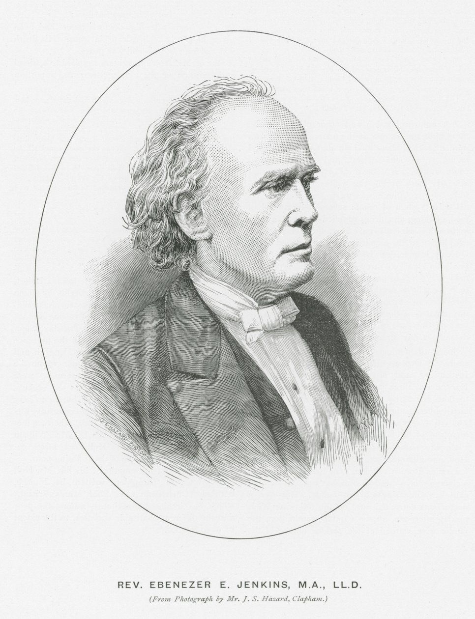 Rev Ebenezer E Jenkins (litografi) af English School