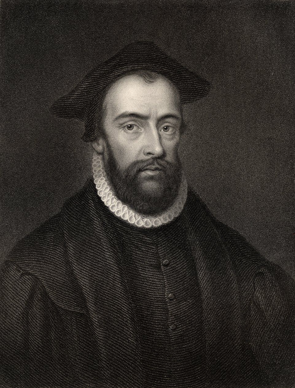 Rev John Bradford, graveret af J. Jenkins, fra 