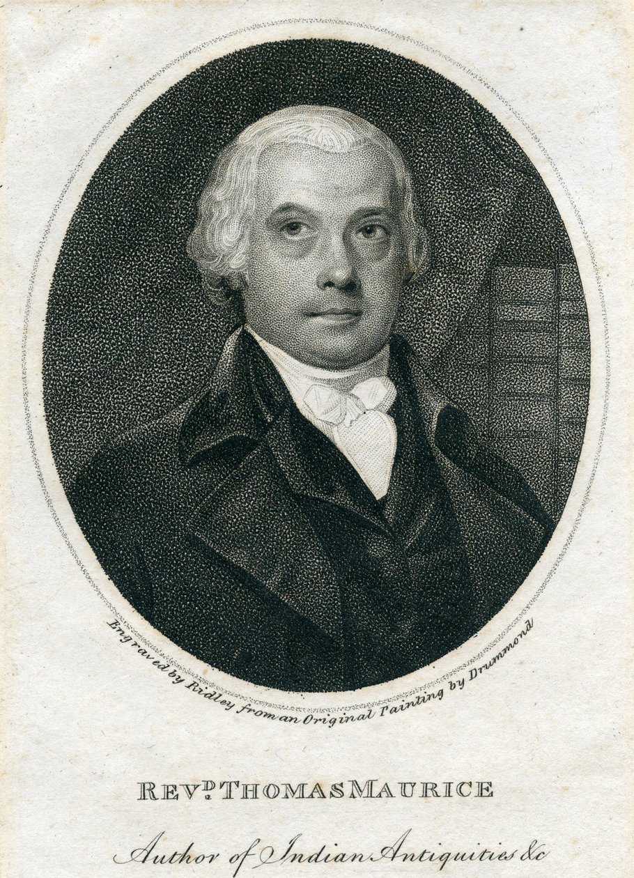 Pastor Thomas Maurice (1754-1824) (gravering) af English School