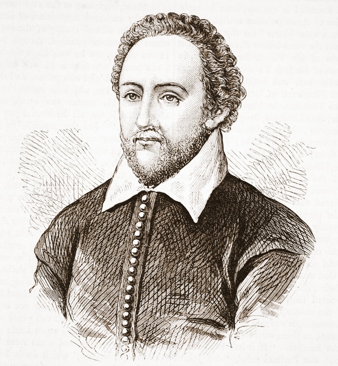 Richard Burbage, fra det originale portræt i Dulwich College af English School