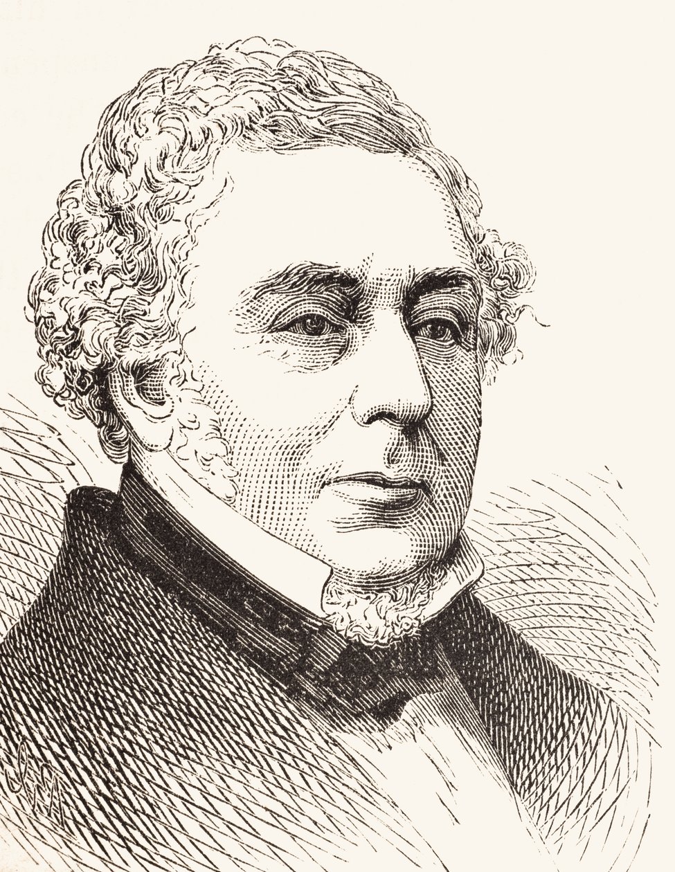 Robert Stephenson, fra The National and Domestic History of England af William Hickman Smith Aubrey (1858-1916) udgivet London, ca. 1890 af English School