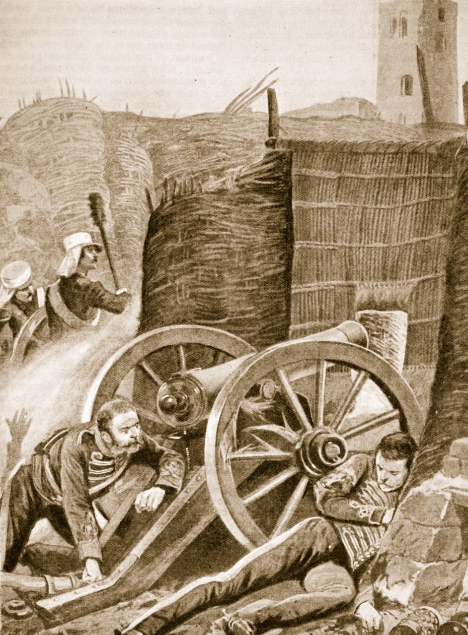 Roberts snævre flugt ved belejringen af Delhi i september 1857 af English School