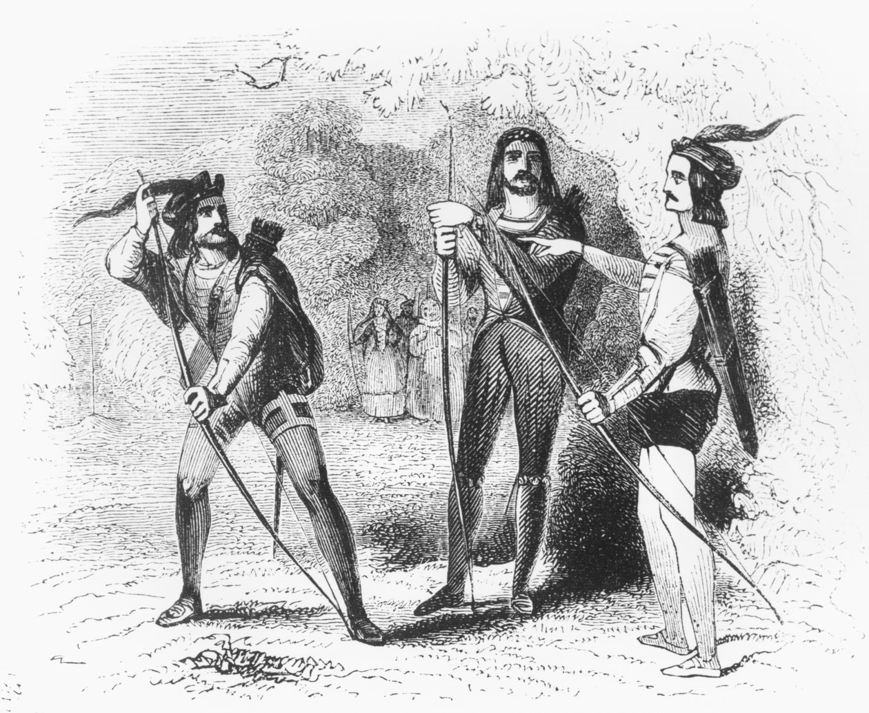 Robin Hood, Scarlet og John af English School