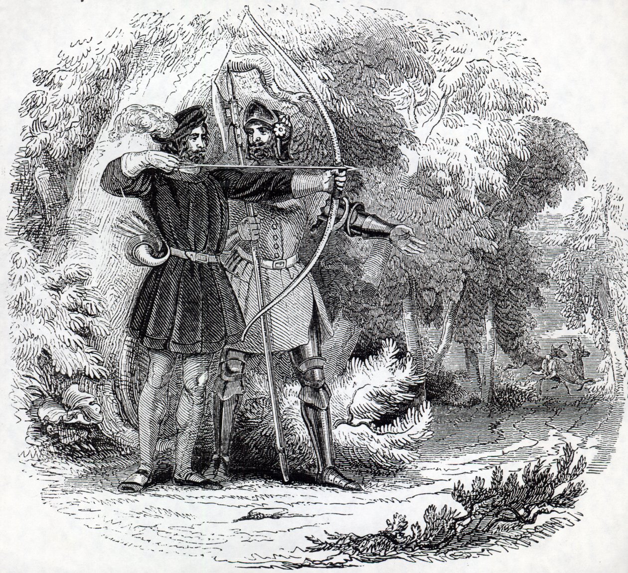 Robin Hood og Lille John af English School