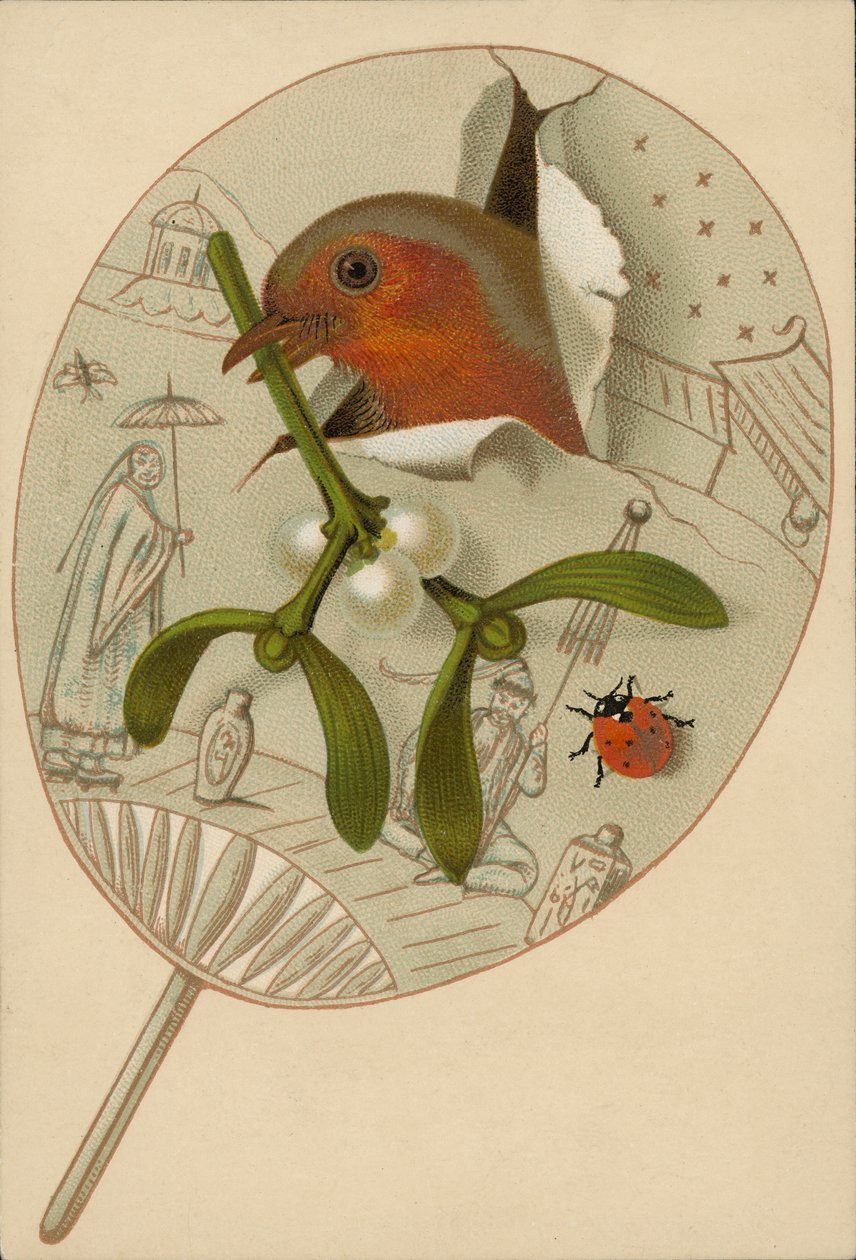 Rødhætte og mistelten (chromolitho) af English School