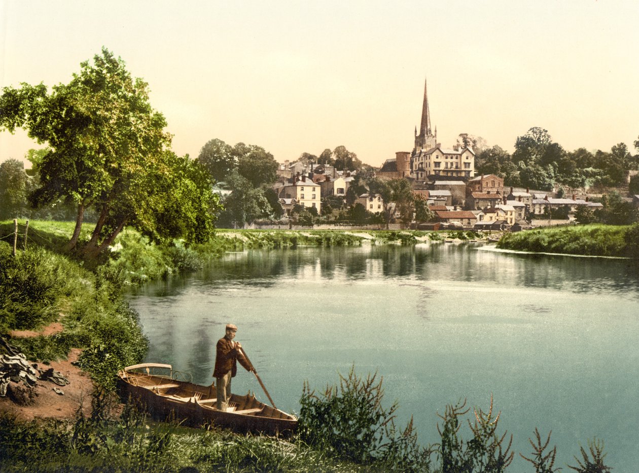 Ross from the River (håndfarvet foto) af English School