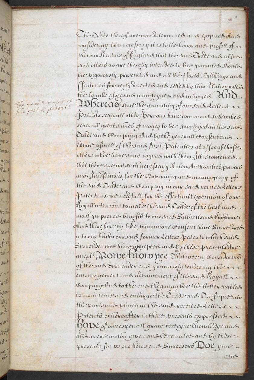 Royal Charter givet til Royal English Merchant Adventurers Company, der handler med Afrika af English School