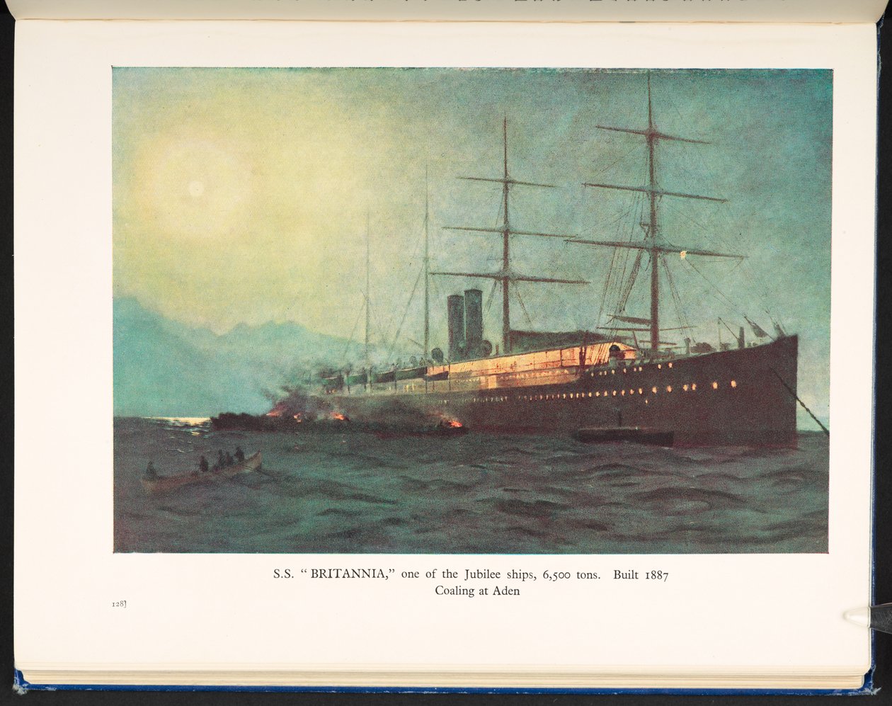 S. S. "Britannia", et af Jubilee-skibene, 6.500 tons, Bygget 1887 kul i Aden, A Hundred Year History of the P&O, Peninsular and Oriental Steam Navigation Company af English School