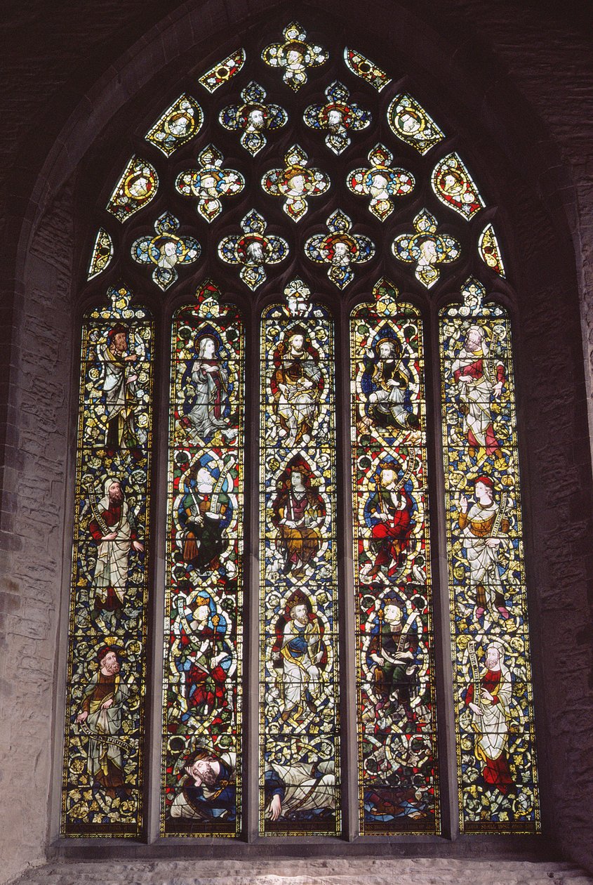 Saint Laurence vindue (farvet glas) af English School