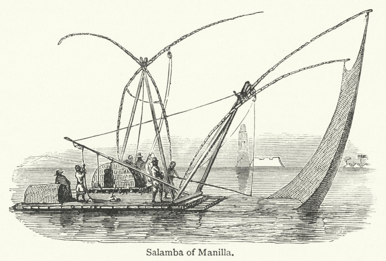 Salamba af Manilla (gravering) af English School