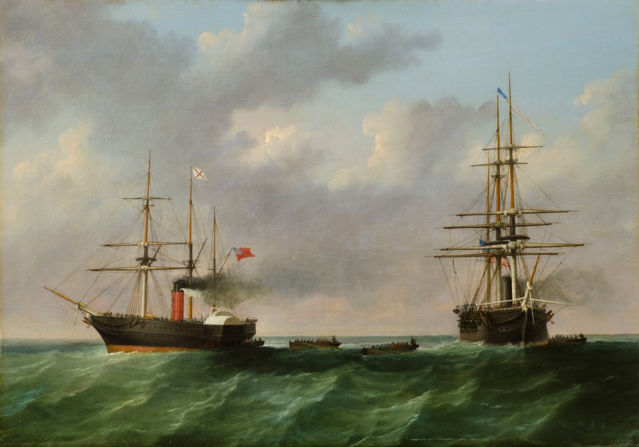"San Jacinto" og "Trent Affair" af English School