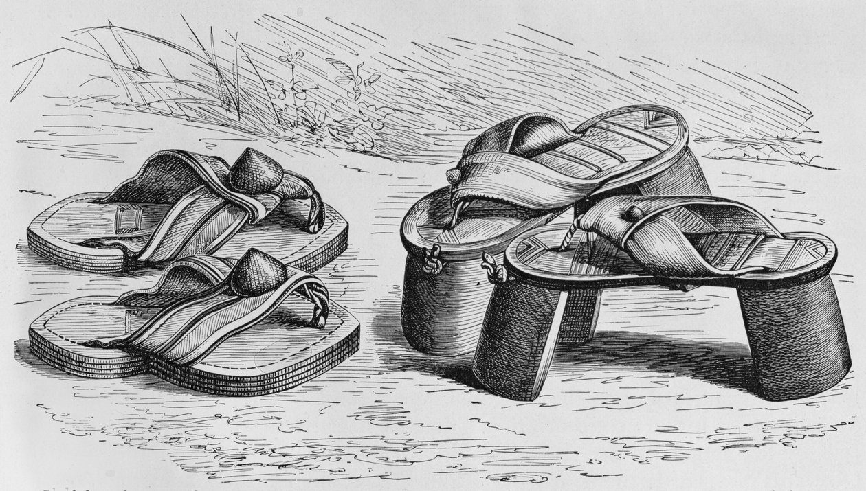 Sandaler og mønstre fra det vestlige Soudan, muligvis Mandingo, fra 
