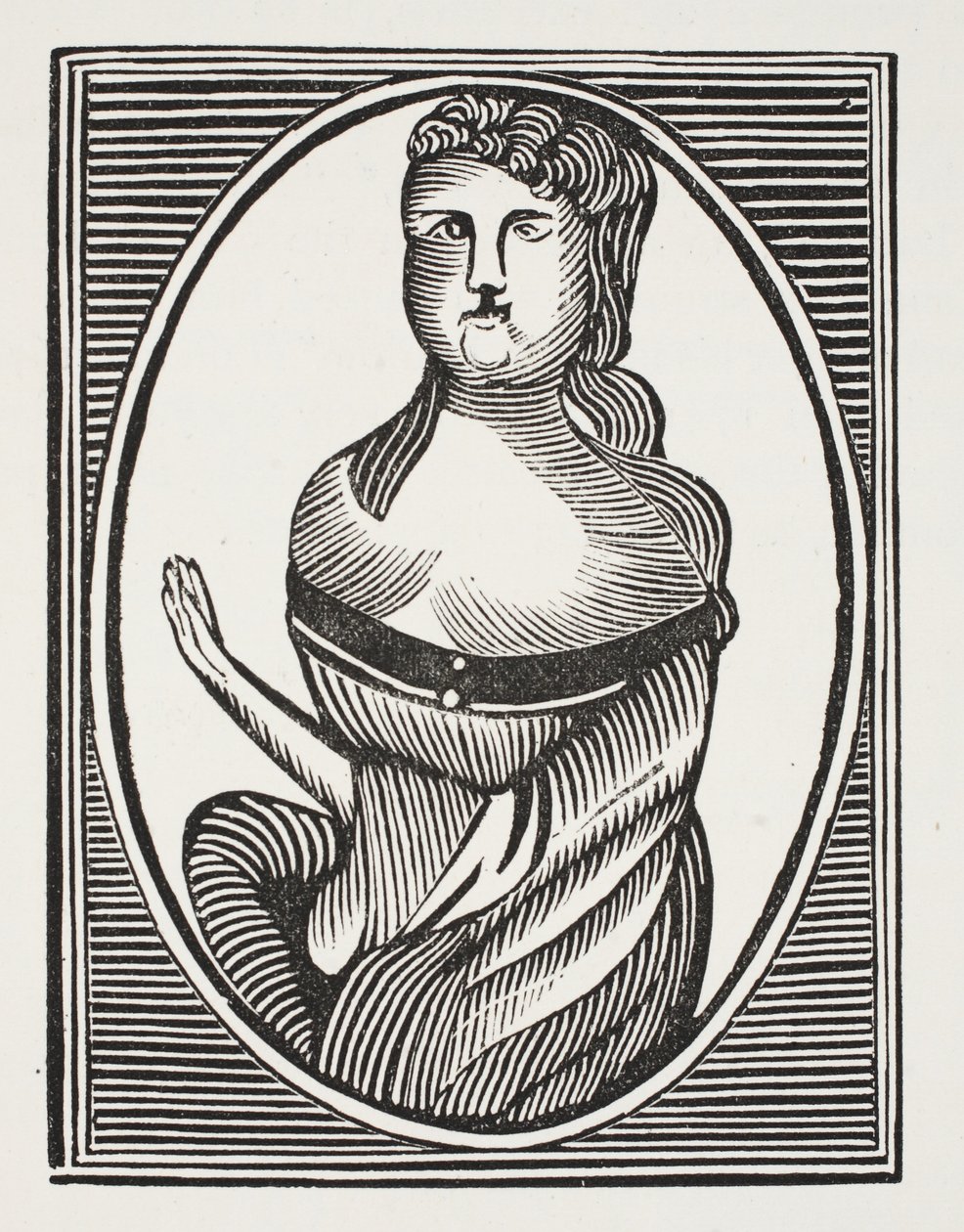 Sarah Millwood, illustration fra Chap-books of the Eighteenth Century af John Ashton, pub. 1882 af English School