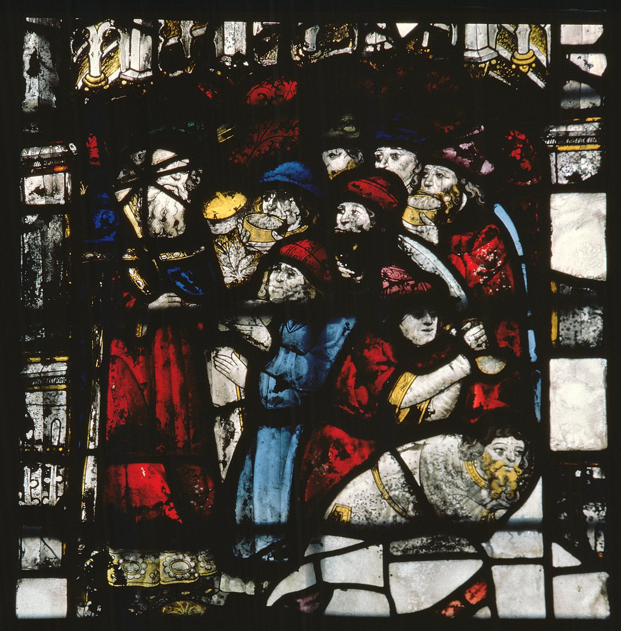 Scene fra et af vinduerne, midten af 1400-tallet af English School